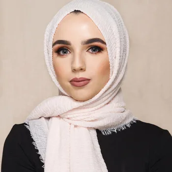 Hot Sales 1pc Plain Cotton Scarf Fringes Women Soft Solid Hijab Popular Muffler Shawls Large Pashmina Wraps Malaysia Tudung
Hot Sales 1pc Plain Cotton Scarf Fringes Women Soft Solid Hijab Popular Muffler Shawls Large Pashmina Wraps Malaysia Tudung