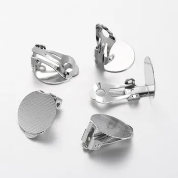 20pcs Flat Round Tray Brass Clip-on Earring Components, Golden/Platinum, Size: about 15mm wide, 22mm long, tray: 15mm
20pcs Flat Round Tray Brass Clip-on Earring Components, Golden/Platinum, Size: about 15mm wide, 22mm long, tray: 15mm