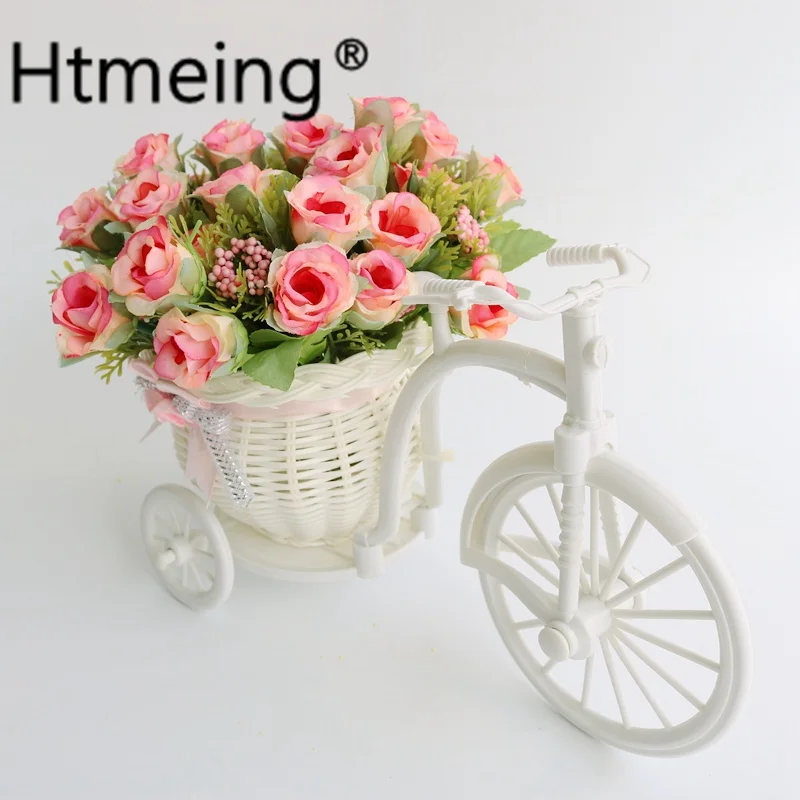 artificial rose flower with bicycle basket pot set decor plant stand home garden outside party wedding car decoration
artificial rose flower with bicycle basket pot set decor plant stand home garden outside party wedding car decoration