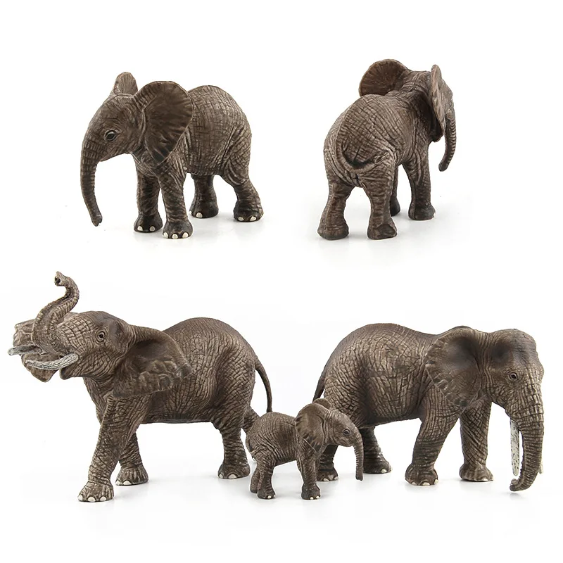 Wild Zoo Animal Models figures toys PVC Simulation parent Elephant Family Decorate collection toys For Kids
Wild Zoo Animal Models figures toys PVC Simulation parent Elephant Family Decorate collection toys For Kids