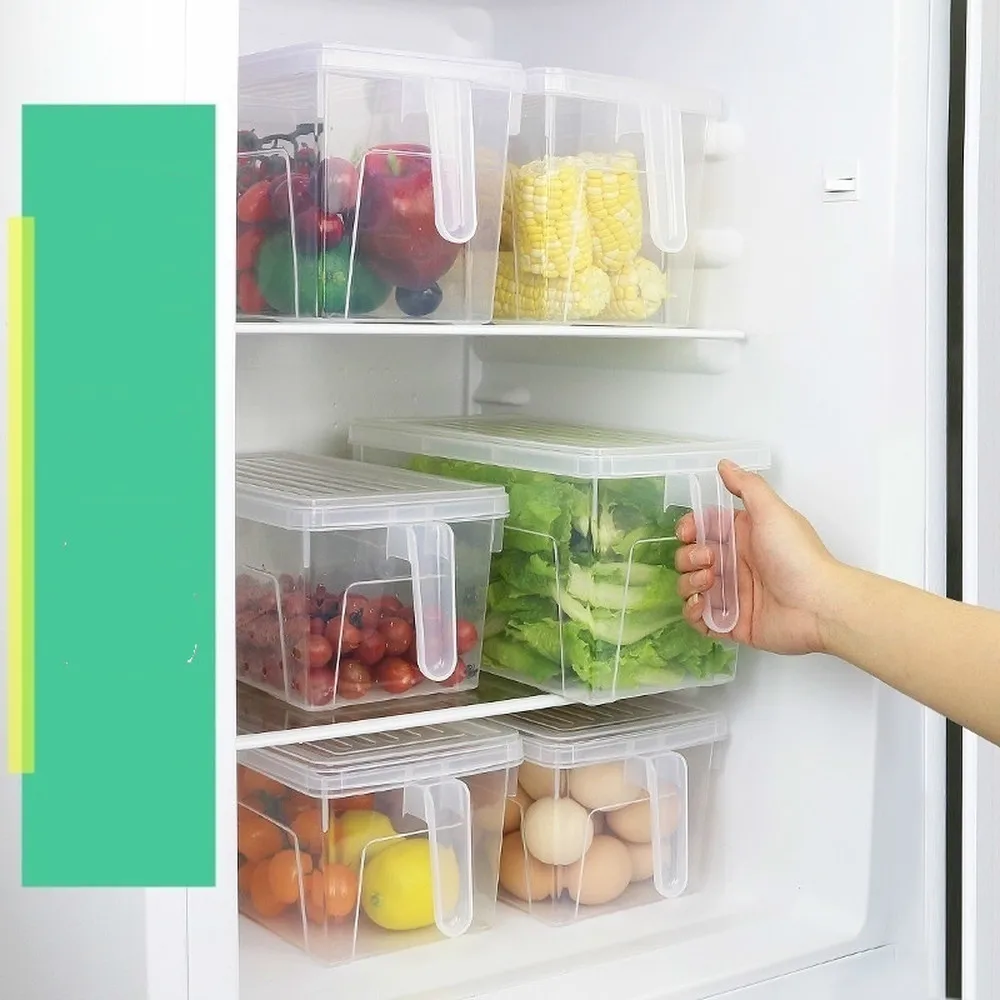 2 PCS Kitchen refrigerator vegetable storage boxed dish box with lid drawer type household rectangular large crisper LM01251041
2 PCS Kitchen refrigerator vegetable storage boxed dish box with lid drawer type household rectangular large crisper LM01251041