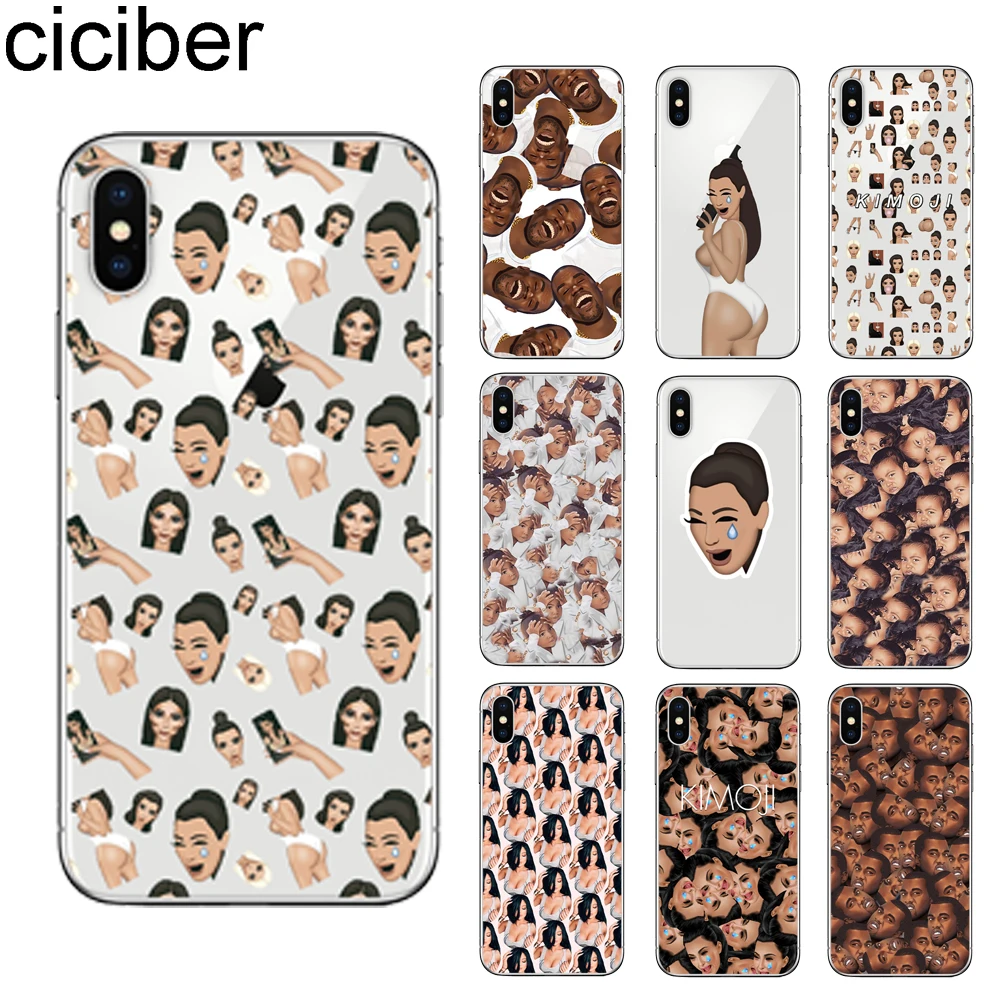 ciciber Kimoji Kim Kardashian Phone Case for iPhone 7 8 6 6S Plus 5 5S SE X XR XS Max Soft TPU Funda for iPhone 11 Pro Max Coque
ciciber Kimoji Kim Kardashian Phone Case for iPhone 7 8 6 6S Plus 5 5S SE X XR XS Max Soft TPU Funda for iPhone 11 Pro Max Coque