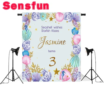Under The Sea Mermaid Backdrop Baby Birthday Custom Photography Studio Backgrounds Seamless Photo Backdrops 5x7ft
Under The Sea Mermaid Backdrop Baby Birthday Custom Photography Studio Backgrounds Seamless Photo Backdrops 5x7ft