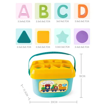 16 blocks Colorful Baby Square Building Matching Blocks Assembled Model Intelligence Sorting Box Educational Building Block Toy
16 blocks Colorful Baby Square Building Matching Blocks Assembled Model Intelligence Sorting Box Educational Building Block Toy