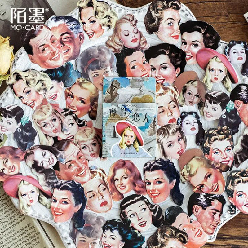 46/Box Modern Couple Retro Boxed Stickers Creative Handmade And Decorative Album Diy Stationery Office Label Sealing Stickers
46/Box Modern Couple Retro Boxed Stickers Creative Handmade And Decorative Album Diy Stationery Office Label Sealing Stickers