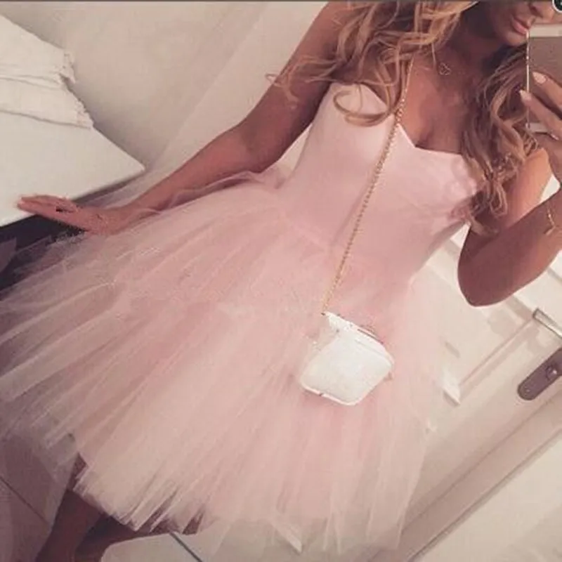 abendkleider 2016 Special vestidos de fiesta Robe de soiree Pleated Tulle Pink Women Homecoming Cocktail Dresse short
abendkleider 2016 Special vestidos de fiesta Robe de soiree Pleated Tulle Pink Women Homecoming Cocktail Dresse short