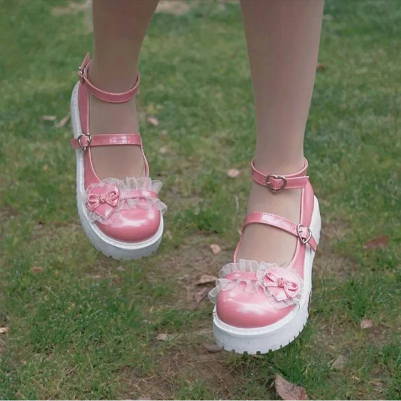 Anime Lolita Shoes Love-Bottomed Cute Bowknot Princess Kawaii Girl Women Shoes Cosplay JK Uniform Lolita Shoes
Anime Lolita Shoes Love-Bottomed Cute Bowknot Princess Kawaii Girl Women Shoes Cosplay JK Uniform Lolita Shoes