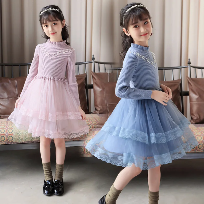 Children's wool dress spring, autumn, winter, new cuhk children's fashion trend, versatile lace wool dress
Children's wool dress spring, autumn, winter, new cuhk children's fashion trend, versatile lace wool dress
