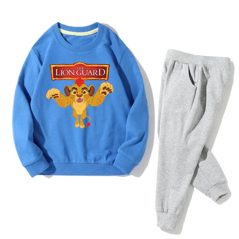 The Lion King Guard Clothes Set Kids 1-13 Years Boy Girls Spring Autumn Sports Tracksuits Baby Costume Clothing Sets Suits JZ020
The Lion King Guard Clothes Set Kids 1-13 Years Boy Girls Spring Autumn Sports Tracksuits Baby Costume Clothing Sets Suits JZ020