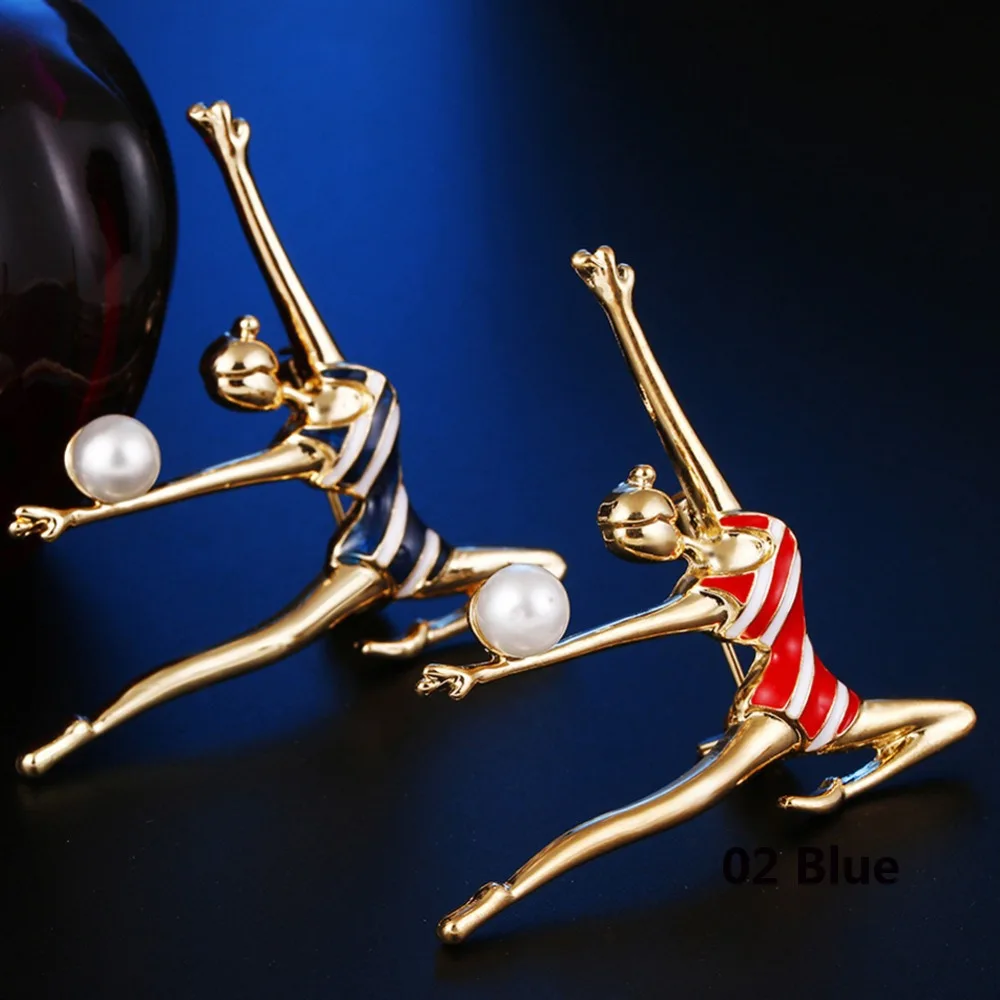 New Enamel Gymnast Practicing gymnastics Girl Brooch Cute Dress Coat Brooch Fashion Jewelry 2 Colors Available #275011
New Enamel Gymnast Practicing gymnastics Girl Brooch Cute Dress Coat Brooch Fashion Jewelry 2 Colors Available #275011