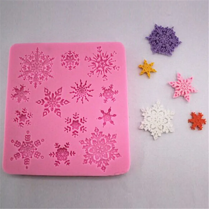 Snow Snowflake Shape Silicone Cake Mold Bakeware Mould For Chocolate Soap Candy Christmas Fondant Cake Decorating Tools
Snow Snowflake Shape Silicone Cake Mold Bakeware Mould For Chocolate Soap Candy Christmas Fondant Cake Decorating Tools