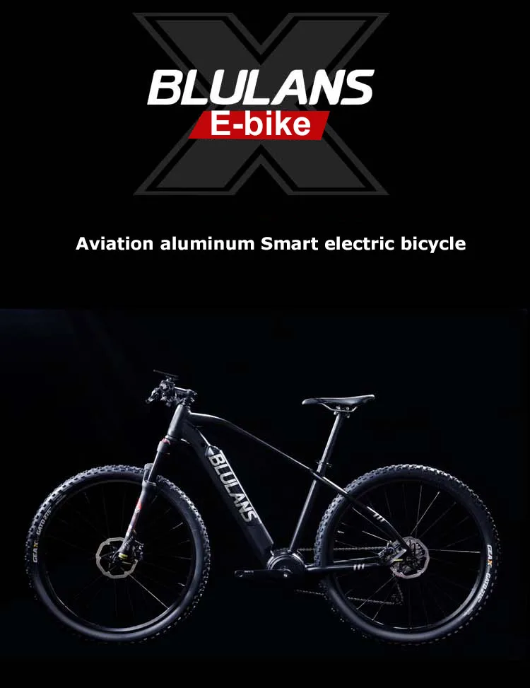 Sale 27.5inch ebike Mid-motor long-range travel electric mountain bicycle oil brake air pressure shock-absorbing mountain EMTB 0