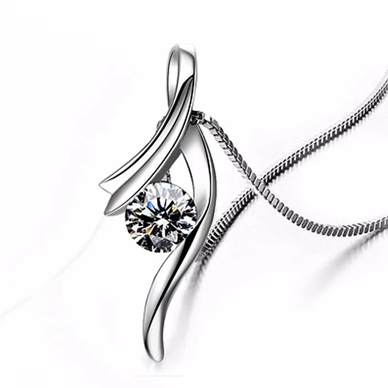 925 Sterling Silver CZ Crystal Necklace Austrian Crystal Pendant Chain Women Jewelry New Design Women's/Girl's
925 Sterling Silver CZ Crystal Necklace Austrian Crystal Pendant Chain Women Jewelry New Design Women's/Girl's