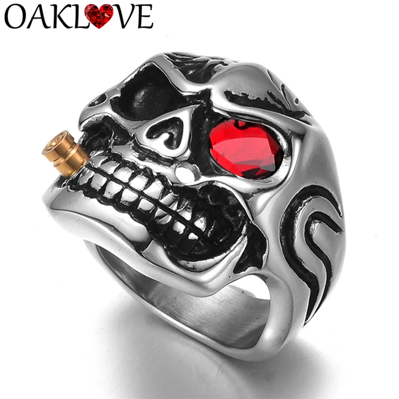 Punk Skull Rings Set (19)