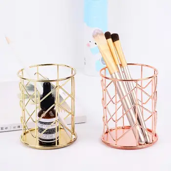 Rose Gold Wire Net Pencil Holder Round Iron Mesh Pen Cup Stationery Organizer Desk Sorter For Office Home School 4
Rose Gold Wire Net Pencil Holder Round Iron Mesh Pen Cup Stationery Organizer Desk Sorter For Office Home School 4