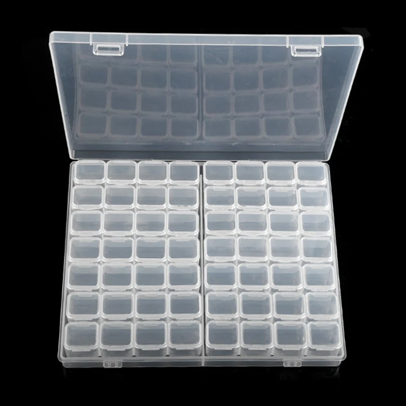 1PC 56 Grid Compartment Transparent Medicine Box Organizer Storage Box Plastic Adjustable Organizador Jewelry Beads Storage Case
1PC 56 Grid Compartment Transparent Medicine Box Organizer Storage Box Plastic Adjustable Organizador Jewelry Beads Storage Case