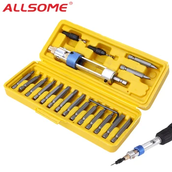 20Pcs Half Time Drill Driver Multi Funcation Screwdriver Sets Quick Switch Different Heads Countersink Bits Allen Wrench Tools 
20Pcs Half Time Drill Driver Multi Funcation Screwdriver Sets Quick Switch Different Heads Countersink Bits Allen Wrench Tools