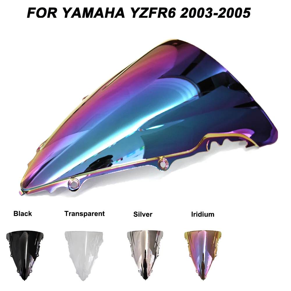 ABS Windscreen For Yamaha YZF-R6 YZF R6 2003 2004 2005 Motorcycle Windshield Iridium Wind Deflectors
ABS Windscreen For Yamaha YZF-R6 YZF R6 2003 2004 2005 Motorcycle Windshield Iridium Wind Deflectors