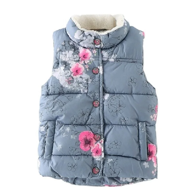 Autumn Winter Kid Girls Floral Printed Vest Fashion Flower Vest Warm Baby Girls Outerwear Coat Thick Sleeveless Jackets
Autumn Winter Kid Girls Floral Printed Vest Fashion Flower Vest Warm Baby Girls Outerwear Coat Thick Sleeveless Jackets