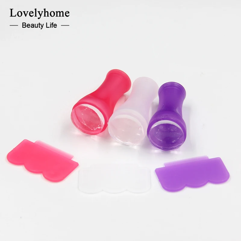 Clear Jelly Stamper Nail Art Stamper Frosted Clear Silicone Stamper & Scraper Stamping Nail Tools 3 Color For Choice
Clear Jelly Stamper Nail Art Stamper Frosted Clear Silicone Stamper & Scraper Stamping Nail Tools 3 Color For Choice