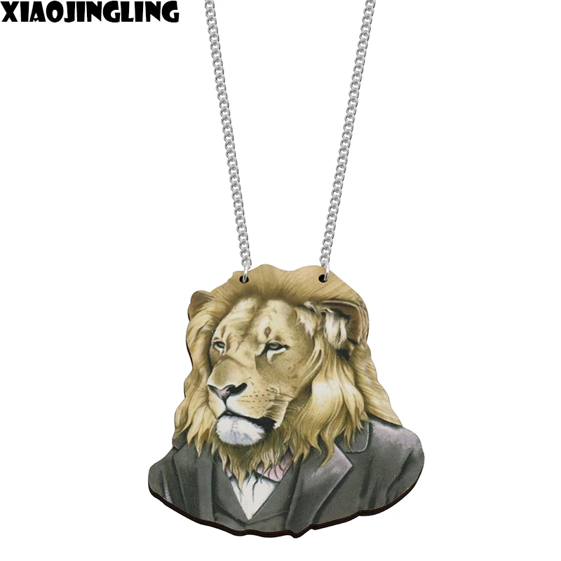 XIAOJINGLING 19 Styles Personalized Wood Animal Pendants&Necklaces Trendy Necklace Jewelry Cat Lion Tiger Link Chain Necklace
XIAOJINGLING 19 Styles Personalized Wood Animal Pendants&Necklaces Trendy Necklace Jewelry Cat Lion Tiger Link Chain Necklace