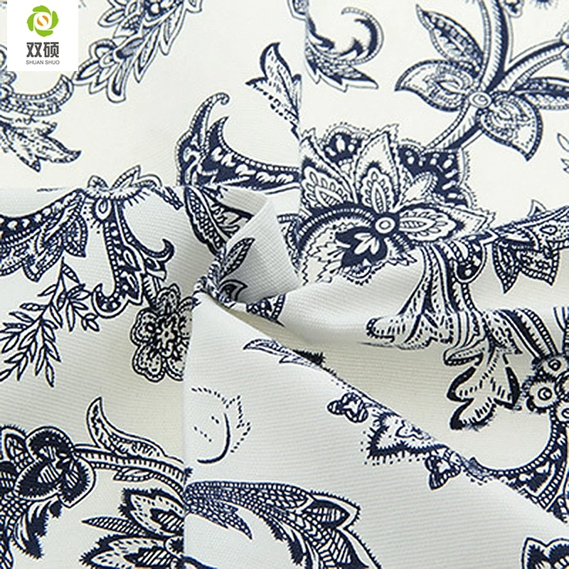 Image Upholstery Cotton Canvas Fabric For Sewing Hometextile DIY Handmade For Curtain Cushion Bag Shoes Flower Style 50x150cm B1 1 12