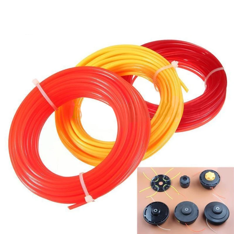 DWZ 15m Strimmer Line Spool Nylon Cord Wire String Grass Trimmer For Grass Cutter