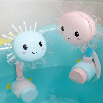 Besegad Funny Cute Sunflower Bath Bathtub Shower Water Spray Faucet Fountain Toy with Suction Cup for Kids Baby Boys Girls
Besegad Funny Cute Sunflower Bath Bathtub Shower Water Spray Faucet Fountain Toy with Suction Cup for Kids Baby Boys Girls