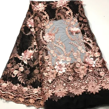 3D Flower Lace Fabric 2019 High Quality French Net Lace Fabric African Tulle Mesh Lace Fabric for Wedding Dress
3D Flower Lace Fabric 2019 High Quality French Net Lace Fabric African Tulle Mesh Lace Fabric for Wedding Dress