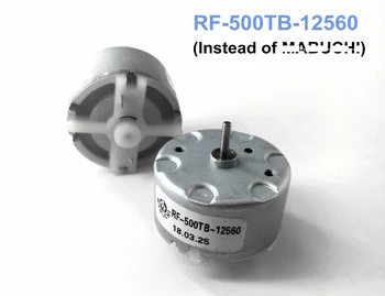 2PCS Cooker Dmotor low noise RF-500TB-12560 3v 6V 12V 32mm motor (Instead of original)
2PCS Cooker Dmotor low noise RF-500TB-12560 3v 6V 12V 32mm motor (Instead of original)