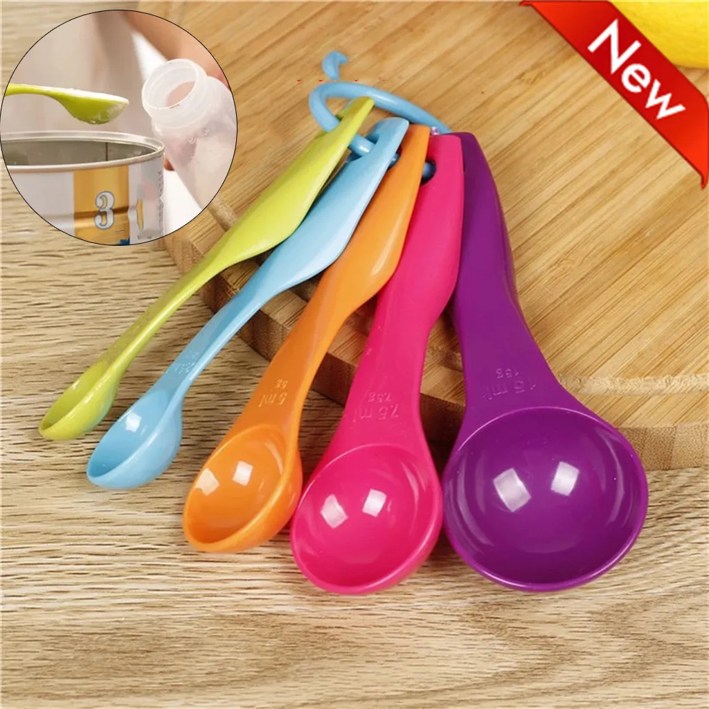 5Pcs/Set Colorful Measuring Spoon Set Teaspoon For Tea Coffee Baking Cooking Measure Tool Kitchen Accessories Utensils
5Pcs/Set Colorful Measuring Spoon Set Teaspoon For Tea Coffee Baking Cooking Measure Tool Kitchen Accessories Utensils