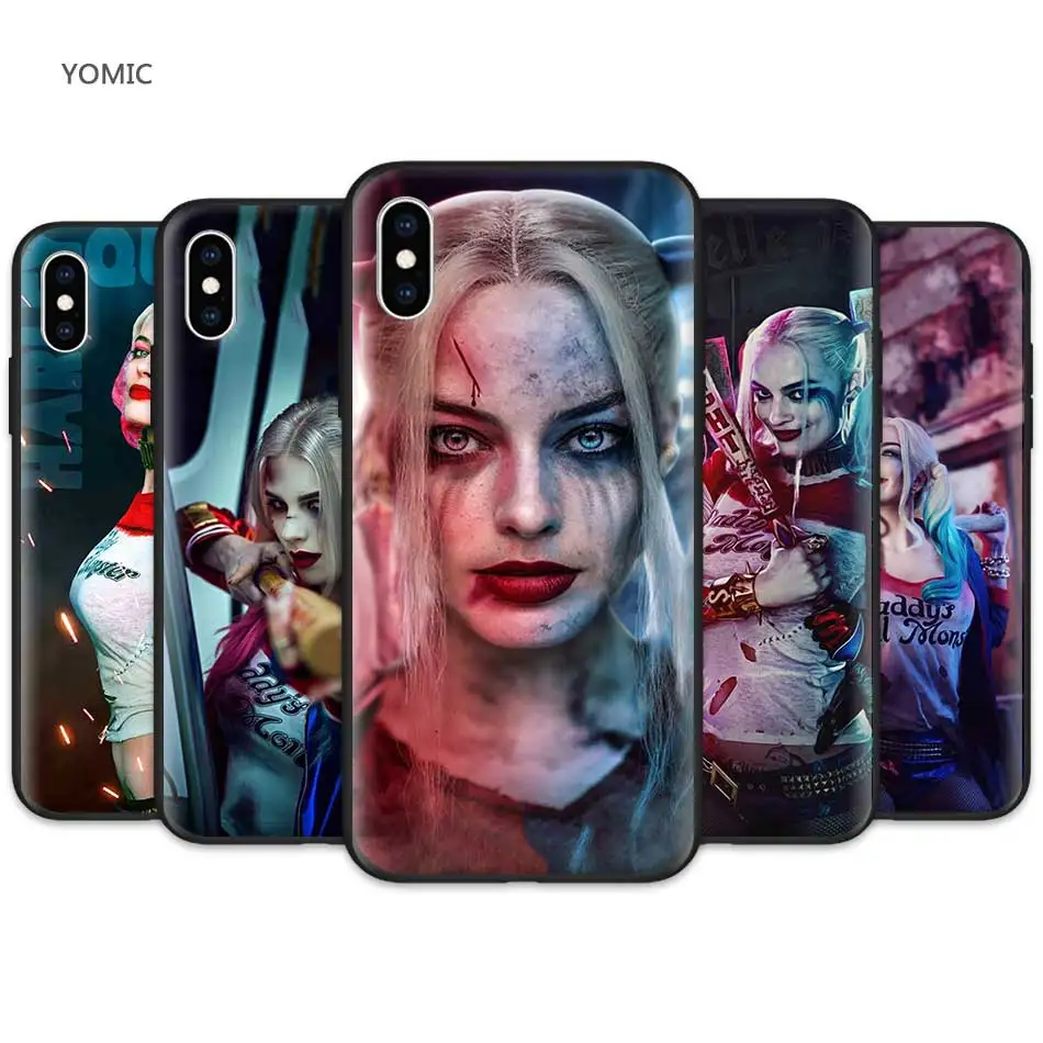 Silicone Black Soft Case for Apple iPhone XR 7 8 6 6S Plus X XS MAX 5 5S SE mobile phone Cover Suicide Squad Harley Quinn Joker
Silicone Black Soft Case for Apple iPhone XR 7 8 6 6S Plus X XS MAX 5 5S SE mobile phone Cover Suicide Squad Harley Quinn Joker