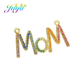 Juay DIY Necklace Bracelet Making Accessories Handmade Multicolor Zirconia Letter Mom Mama Connector Pendant Supplies
Juay DIY Necklace Bracelet Making Accessories Handmade Multicolor Zirconia Letter Mom Mama Connector Pendant Supplies