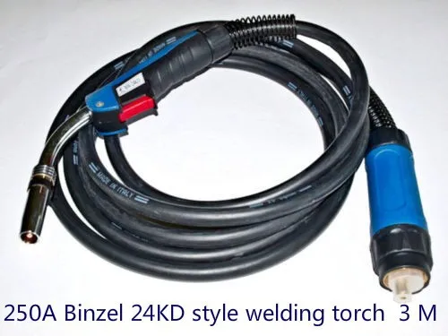 

MIG MAG welding machine/equipment accessories Binzel 24KD weld torch /gun with europ connector for the NBC NB welding equipment