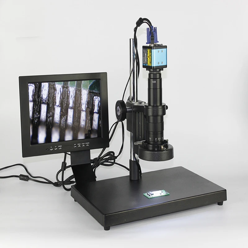 2.0MP HD Digital Industry Microscope Camera Sets HDMI VGA outputs Microscope+200X C-MOUNT Lens with LED Light
2.0MP HD Digital Industry Microscope Camera Sets HDMI VGA outputs Microscope+200X C-MOUNT Lens with LED Light