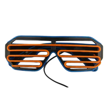 LED Glasses Light Up Shade Flashing Wire Luminous Party Decorative Glasses Classic Bright Light Activing Props Festival Gift
LED Glasses Light Up Shade Flashing Wire Luminous Party Decorative Glasses Classic Bright Light Activing Props Festival Gift