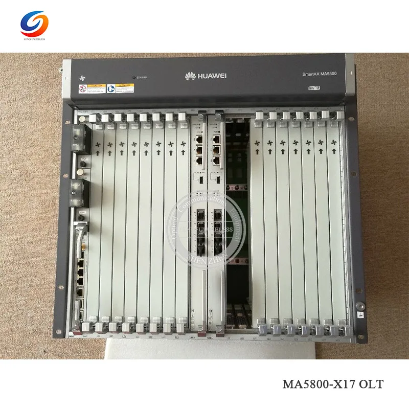 New Original Hua wei SmartAX MA5800T X17 OLT 10GE FTTH GPON 2* MPLA Control integrated boards(with 4 10G ports) 2*PILA DC power
New Original Hua wei SmartAX MA5800T X17 OLT 10GE FTTH GPON 2* MPLA Control integrated boards(with 4 10G ports) 2*PILA DC power
