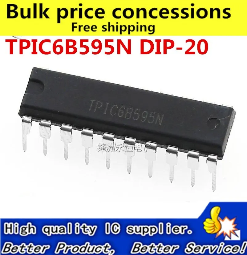 10 шт. TPIC6B595N DIP20 TPIC6B595 DIP новые и оригинальные IC Бесплатная доставка | Электроника