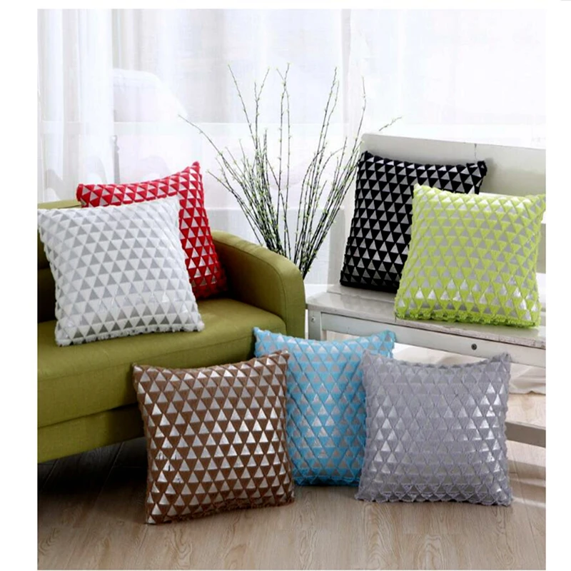 Home Supplies Super Soft Bronzing Triangle Short Plush Square Sofa Car Cushion Cover Throw Pillow Case Decorbox (without care)
Home Supplies Super Soft Bronzing Triangle Short Plush Square Sofa Car Cushion Cover Throw Pillow Case Decorbox (without care)