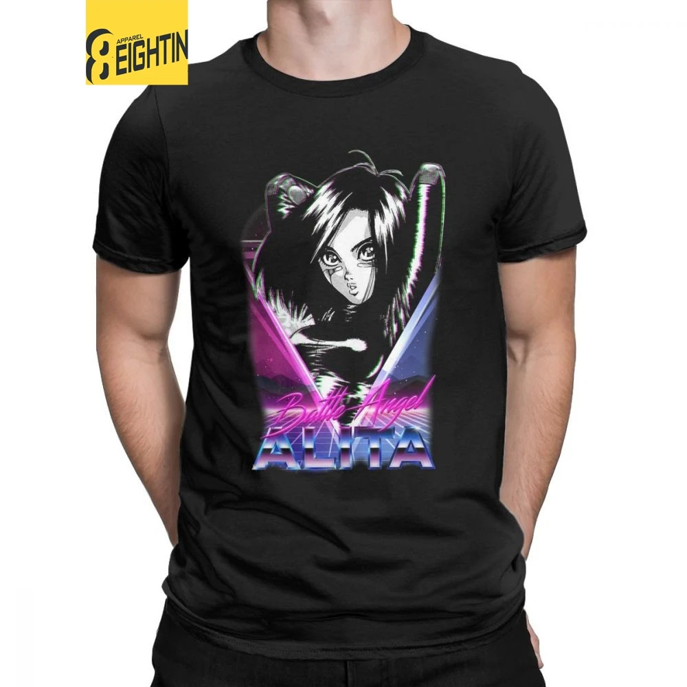 Battle Angel Alita T-Shirts Gunnm Comic Man T Shirts Novelty Pure Cotton Short Sleeved Tee Shirt Crewneck Classic Tops
Battle Angel Alita T-Shirts Gunnm Comic Man T Shirts Novelty Pure Cotton Short Sleeved Tee Shirt Crewneck Classic Tops