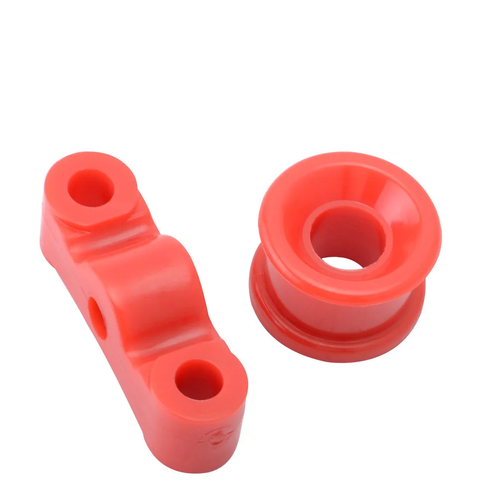 Fydun Red Polyurethane Car Auto Shifter Bushing Kit 2Pcs for Honda Civic 1984-1987 Acura Integra 1994-2001 Shifter Bushing Kits