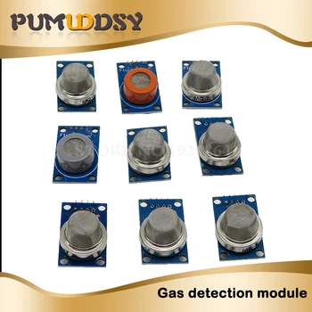 1LOT /9pcs MQ-2 MQ-3 MQ-4 MQ-5 MQ-6 MQ-7 MQ-8 MQ-9 MQ-135 Gas detection module KIT
1LOT /9pcs MQ-2 MQ-3 MQ-4 MQ-5 MQ-6 MQ-7 MQ-8 MQ-9 MQ-135 Gas detection module KIT