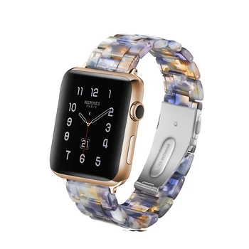 Series 4/3/2/1 straps For Apple Watch band Women 38mm 42mm 40mm 44mm bracelet For iwatch belt Resin
Series 4/3/2/1 straps For Apple Watch band Women 38mm 42mm 40mm 44mm bracelet For iwatch belt Resin