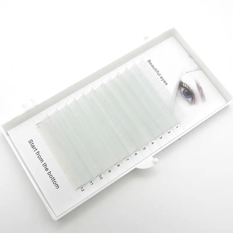 HBZGTLAD New C/D curl 0.07/0.1 8/15mm false lashes white color eyelash individual colored lashes Faux volume eyelash extensions
HBZGTLAD New C/D curl 0.07/0.1 8/15mm false lashes white color eyelash individual colored lashes Faux volume eyelash extensions