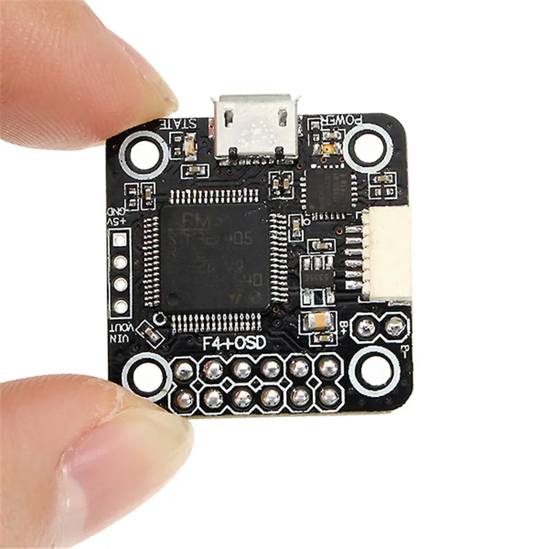 20*20mm Micro Betaflight Omnibus STM32F4 F4 Brushless BEC OSD Flight Controller For RC Toys Multirotor Mini Quadcopter
20*20mm Micro Betaflight Omnibus STM32F4 F4 Brushless BEC OSD Flight Controller For RC Toys Multirotor Mini Quadcopter