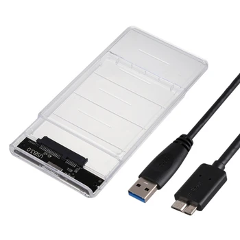 2.5 inch USB3.0 Hard Disk Box USB 3.0 to Sata HDD SSD Case Adapter Up to 5 Gbps For Windows Mac OS
2.5 inch USB3.0 Hard Disk Box USB 3.0 to Sata HDD SSD Case Adapter Up to 5 Gbps For Windows Mac OS