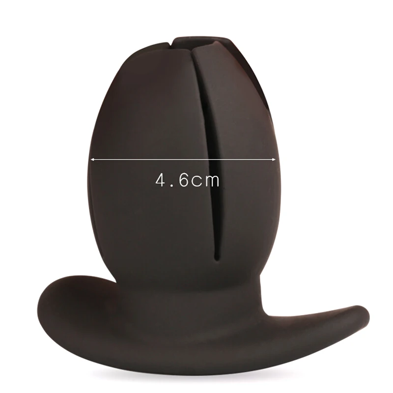 Soft Safe Silicone Hollow Anal Open Plug Butt Plug Ass Enlarger For Men Woman Opening Anus Expander Anal Plug Gay Sex Toys O2