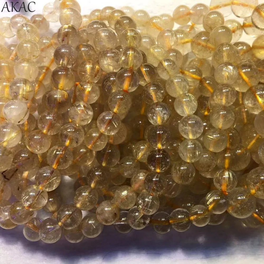 Free shipping AKAC natural golden rutilated bracelet 8.5-9mm 2bracelets/lot
Free shipping AKAC natural golden rutilated bracelet 8.5-9mm 2bracelets/lot