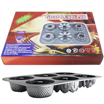 Newly Design Extra Giant Great 6 Cups Cake Baking Pan Nonstick Aluminum Cake Mold Baking Form DIY Kitchen Cake Baking Dishes
Newly Design Extra Giant Great 6 Cups Cake Baking Pan Nonstick Aluminum Cake Mold Baking Form DIY Kitchen Cake Baking Dishes