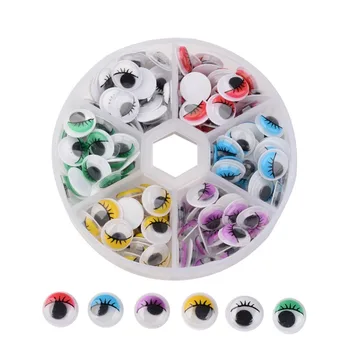 PandaHall 168pcs 10x3mm 6 Colors Plastic Doll Wiggle Googly Eyes Cabochons Eyelash Kids DIY Scrapbooking Crafts Toy Accessories
PandaHall 168pcs 10x3mm 6 Colors Plastic Doll Wiggle Googly Eyes Cabochons Eyelash Kids DIY Scrapbooking Crafts Toy Accessories